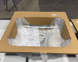 lot 56 image: 3 Hole Stainless Steel Kitchen Sink