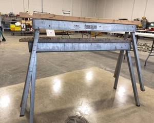 lot 34 image: Pair of Sawhorses