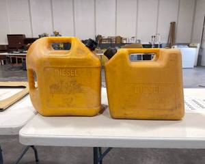 lot 124 image: Diesel Fuel Cans