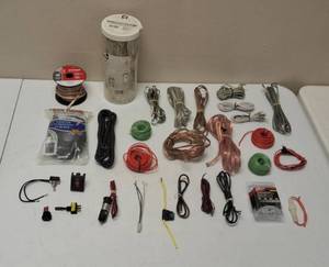 Assortment of Switches, Flex Tubing, Tie Wraps, & Miscellaneous