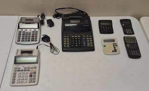 Assortment of Calculators