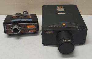 Vintage Technicolor Super 8 Instant Film loop Player & Proxima Desktop Projector