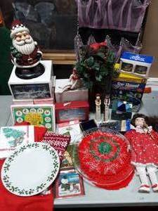 Large Lot Of Christmas Decor
