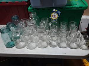 22 Assorted Canning Jars