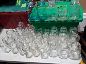 38 Assorted Canning Jars