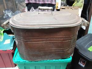 Vintage Copper Boiler With Lid