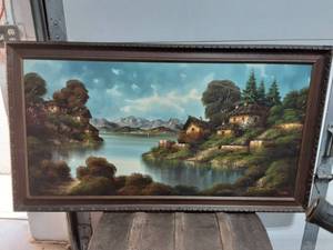 Vintage Sofa Print By Roos 53x30