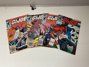 lot 41 image: 4 GI JOE  A Real American Hero Comic Books