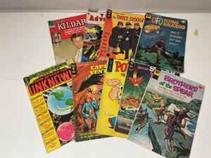 lot 53 image: Mix of 9 Vintage Comic Books