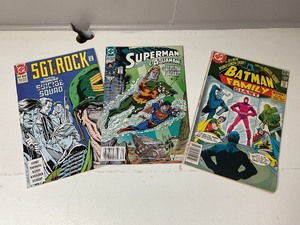lot 95 image: Lot of 3 DC Comic Books
