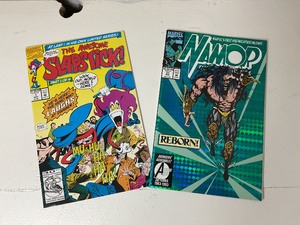lot 108 image: Lot of 2 Marvel Comic Books