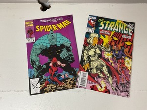 lot 112 image: Lot of 2 Marvel Comic Books