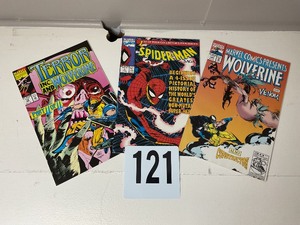 lot 121 image: Lot of 3 Comic Books