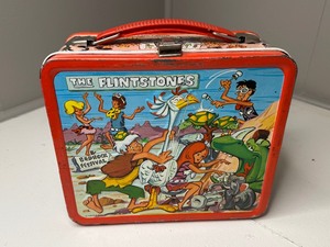 lot 145 image: 1971 Vintage The Flintstones Metal Lunchbox - No Thermos