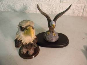 lot 30 image: Vintage Bald Eagles - NICE - AWESOME PIECES - SEE PICTURES