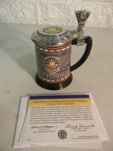 lot 37 image: The Franklin Mint Harley-Davidson Fat Boy Collector Tankard, Vintage 2000 - NICE - AWESOME PIECE - SEE PICTURES