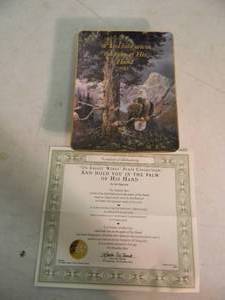 lot 40 image: The Franklin Mint Limited Edition #HA2248 On Eagles Wings Plate Collection AND HOLD YOU IN THE PALM OF HIS HAND By Ted Blaylock - NICE - AWESOME PIECE - SEE PICTURES