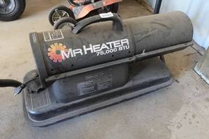 lot 235 image: Mr Heater 75,000 BTU Kerosene Torpedo Heater