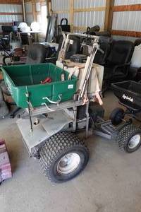 lot 176 image: Ride-On Ultra Gas Powered Spreader Sprayer