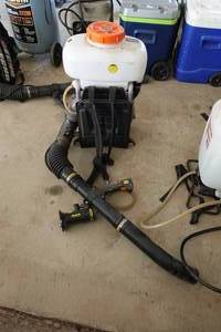 lot 282 image: Invatech Invaital Gas Powered Backpack Mosquito Sprayer