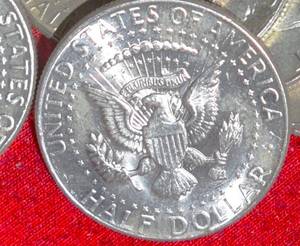 lot 379 image: Lot of (20) Kennedy Half Dollar 90% Silver  Circulated