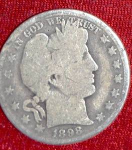 lot 402 image: Lot of (6) 19th Century Barber Halves 189918961898O18991898 F2-F3 90% Silver