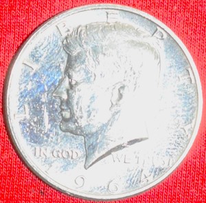 lot 414 image: Lot of (1) 1964 Kennedy Half Dollar 90% Silver Proof