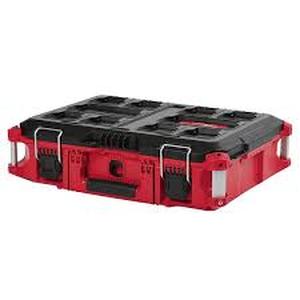 Milwaukee PACKOUT 22 in. Medium Red Tool Box with 75 lbs. Weight Capacity Customer Returns See Pictures