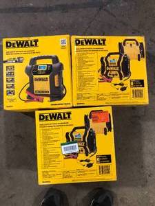 Lot of Assorted Portable Dewalt Power Stations Various Models and Conditions Customer Returns See Pictures