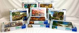 lot 11 image: Ravensburger Puzzle Bundle - 9 total