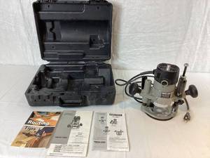 lot 50 image: Porter Cable Router 6902VS and Model 6931 Router Base