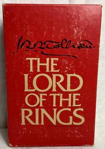 lot 15 image: Boxed Set of The Lord of the Rings Trilogy Volume 1, 2 and 3 By J.R.R. Tolkien