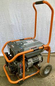 lot 3 image: Ridgid 5700 WATT Yahama Portable Generator