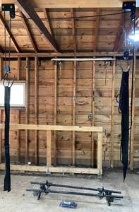 lot 74 image: Kayak Garage Storage Hoist, Kayak Hanger and Kayak Roof Rack