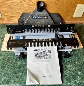 lot 77 image: Rockler Dovetail Jig and Dovetail Jig Dust Collector