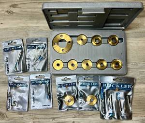 lot 79 image: Rockler Router Bushing Set and Rockler Router Bits