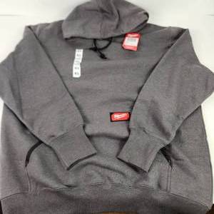 New Milwaukee Gray Pullover Hoodie Kangaroo Pocket Size XL