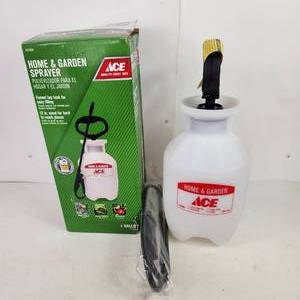 Ace Home And Garden Sprayer Funnel Top Tank For Easy Filling 12 Wand Open Box