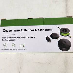 New Zezzo Wire Puller For Electricians In Metal Case
