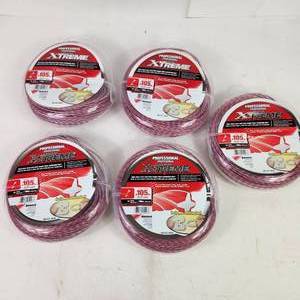 Lot Of Five New Professional Xtreme Cuts More Area And Lasts Longer Than Residential Lines 165ft