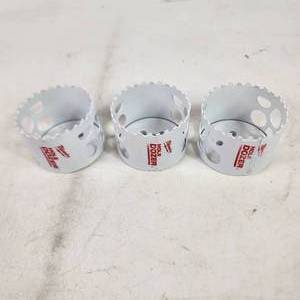 Lot Of Three New Milwaukee Hole Dozers 2 58 67 mm