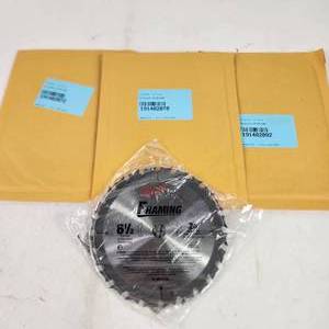 Lot Of Four Milwaukee Framing Saw Blades 6 12 Carbide Teeth