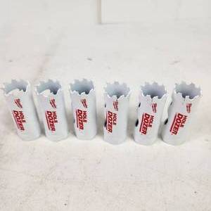 Lot Of Six New Milwaukee Hole Dozers 78 22 mm