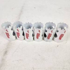 Lot Of Six New Milwaukee Hole Dozers 1-18 29 mm