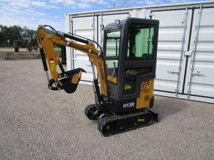 lot 34 image: AGT Industrial H13R Mini Excavator wEnclosed Cab