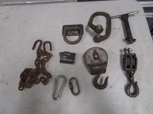 Hitch Pin, Clevis, Hooks, Pulleys