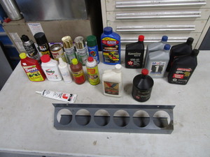 Oils, Chemicals, Can HolderRack