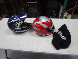 (2) Helmets