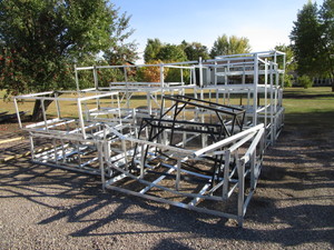 Large Lot of Angle Iron Shipping Crates