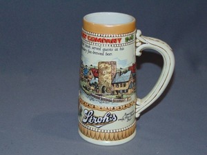 lot 2 image: Strohs Stoneware Stein